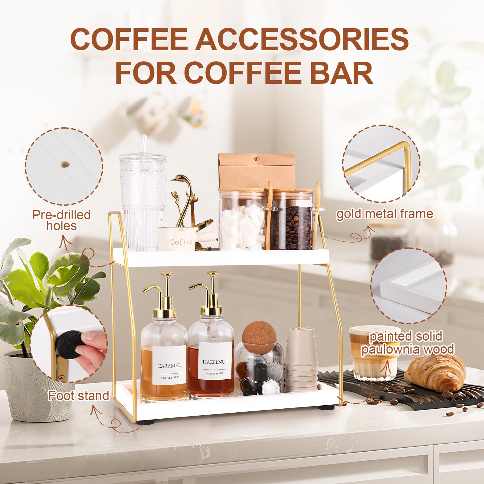 DWTS Regalo práctico bar cafe almacenamiento ideal para amantes del café.