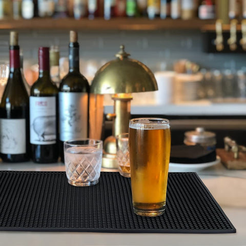 DXUQNG tapete de barra grueso; perfecto para café, cócteles y bebidas.
