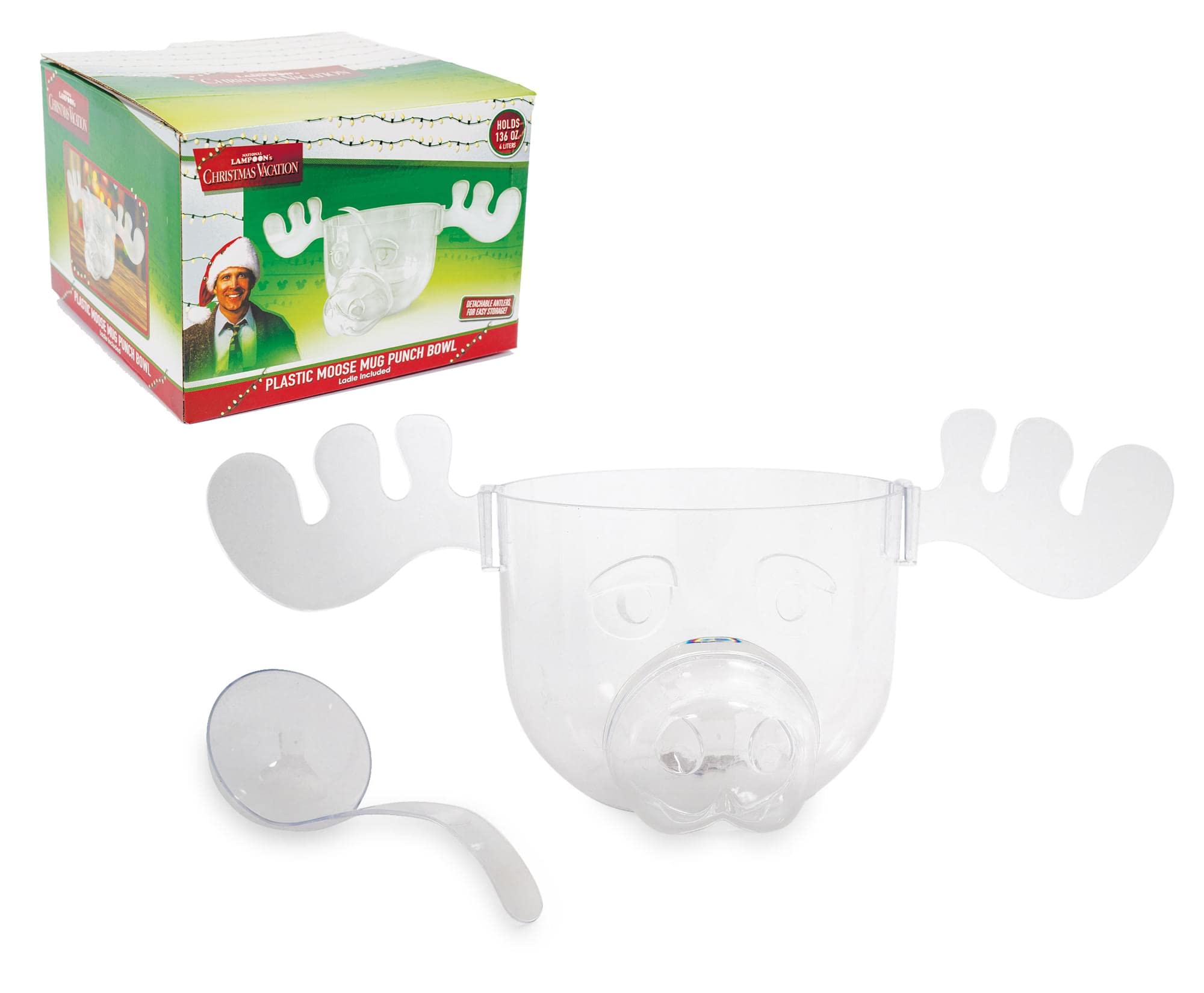 Marty Moose Punchbowl de Dycica detalle acrílico, duradero y apto para reuniones