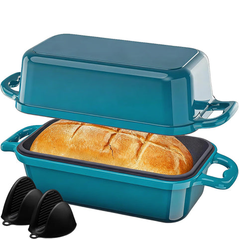 Horno esmaltado de hierro DYCYRQ para pan de masa madre con corteza crujiente