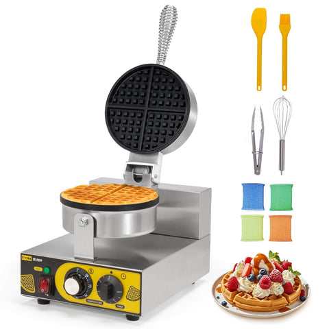 Maquina de gofres Dyna-Living vista frontal para cocina profesional.