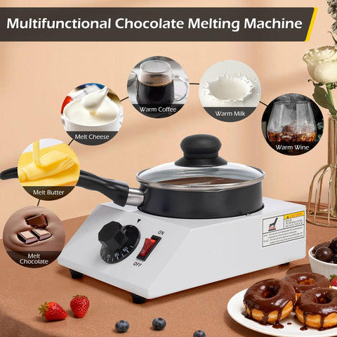 Dyna-Living usos múltiples para derretir chocolate, queso o leche.