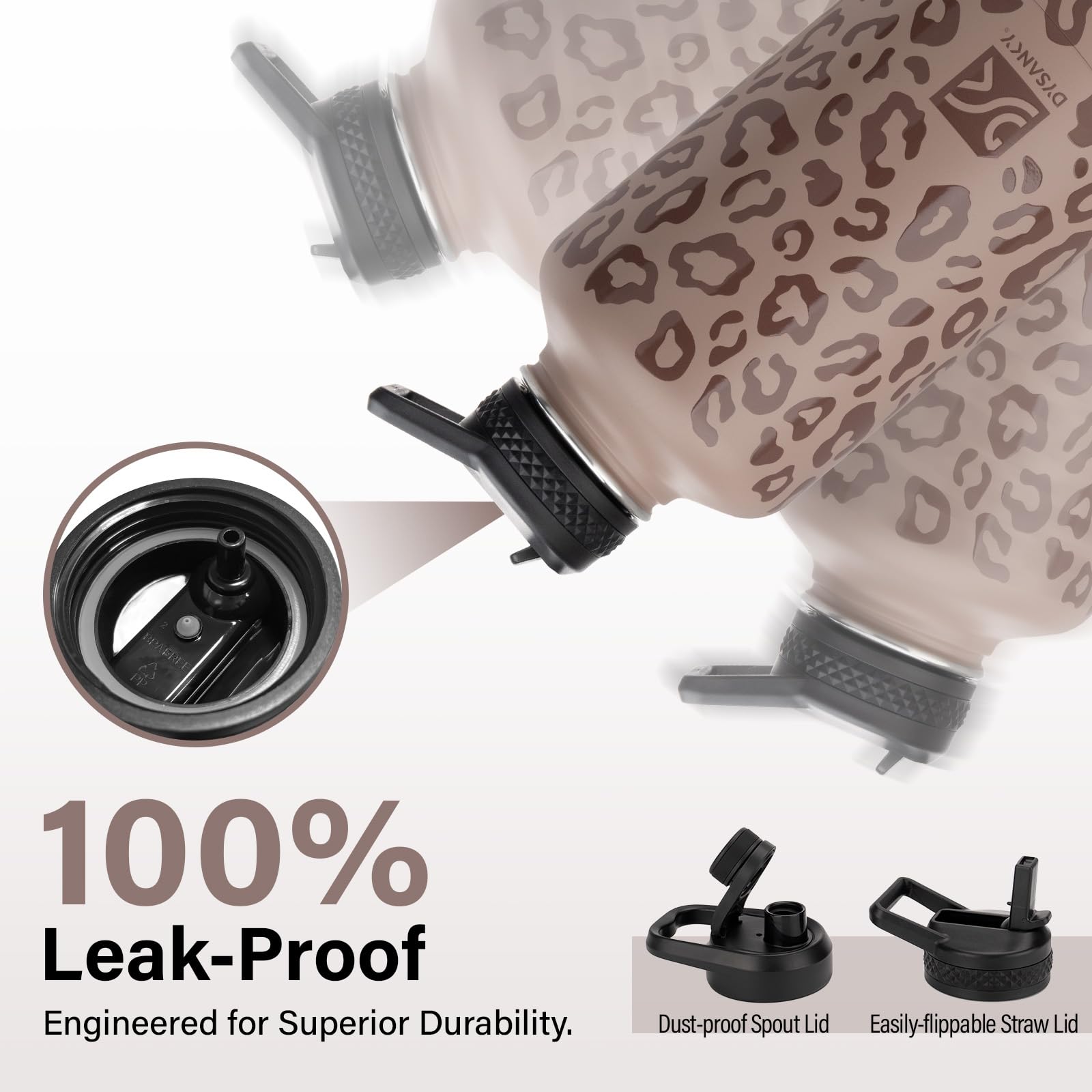Accesorios de limpieza Dysanky para mantener la botella limpia y lista para usar.