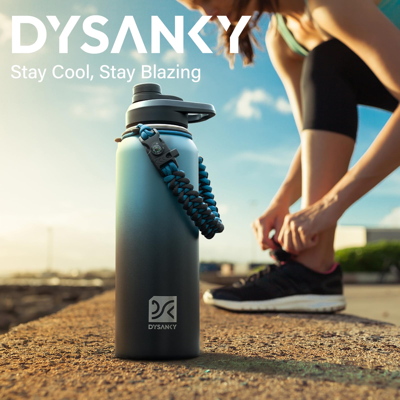 DYSANKY 40oz asa-trenzada para un agarre suave