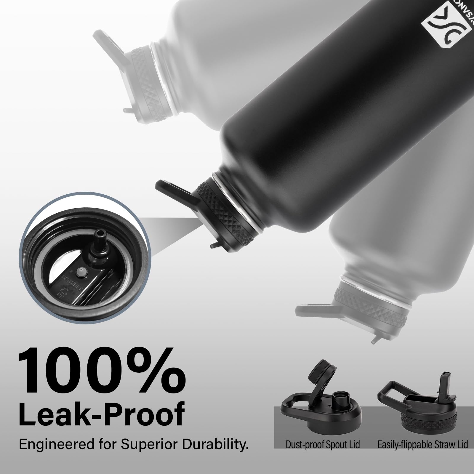 Accesorios de limpieza para la botella DYSANKY incluidos