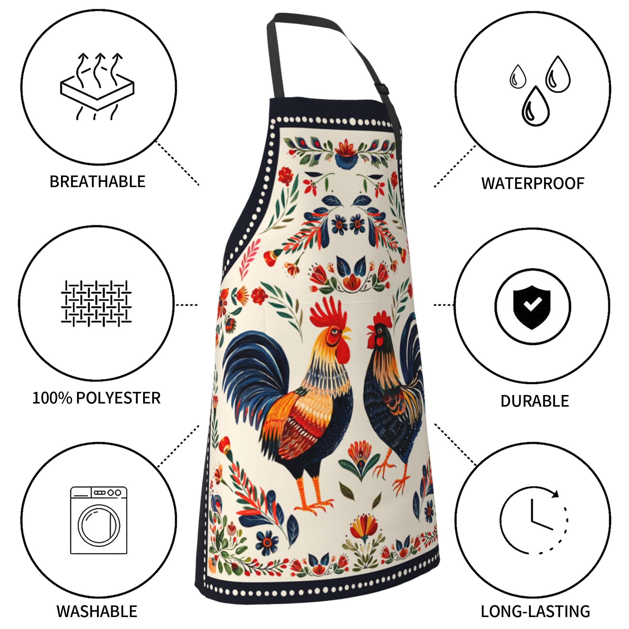 Tejido Oxford ligero y resistente al agua para cocinar con estilo