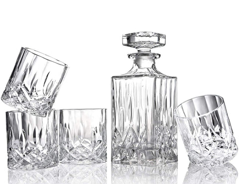 Vasos whisky 11 onzas con corte diamante, ideales para degustaciones.
