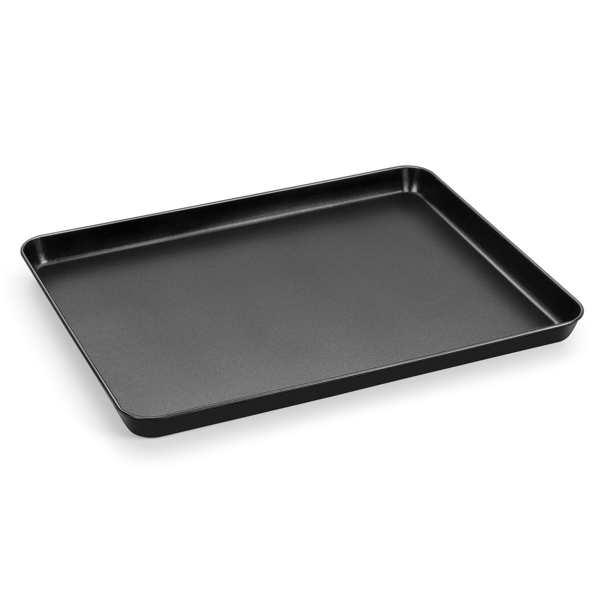 Bandeja E-far 16x12 con superficie lisa para hornear y desmolde sencillo.