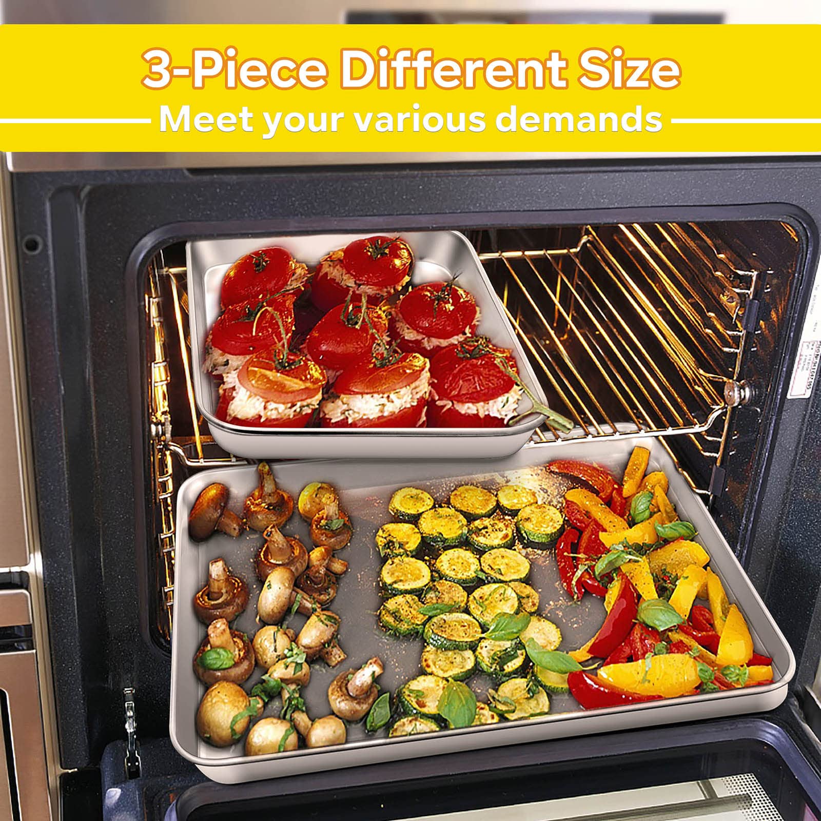 Bandeja E-far 10.4x8 tamaño compacto ideal para porciones pequeñas