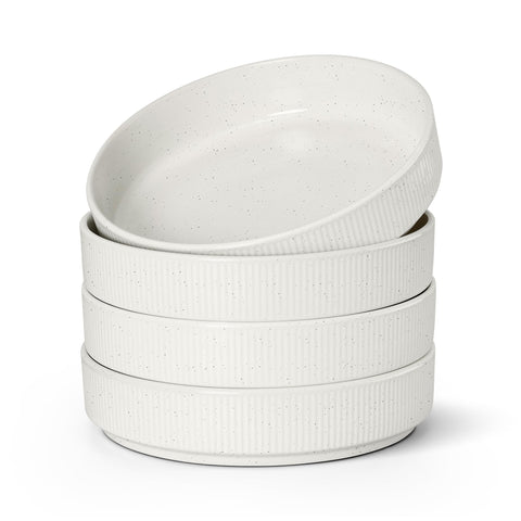 Conjunto de 4 cuencos para pasta E-far, ideal para servir cenas en familia.