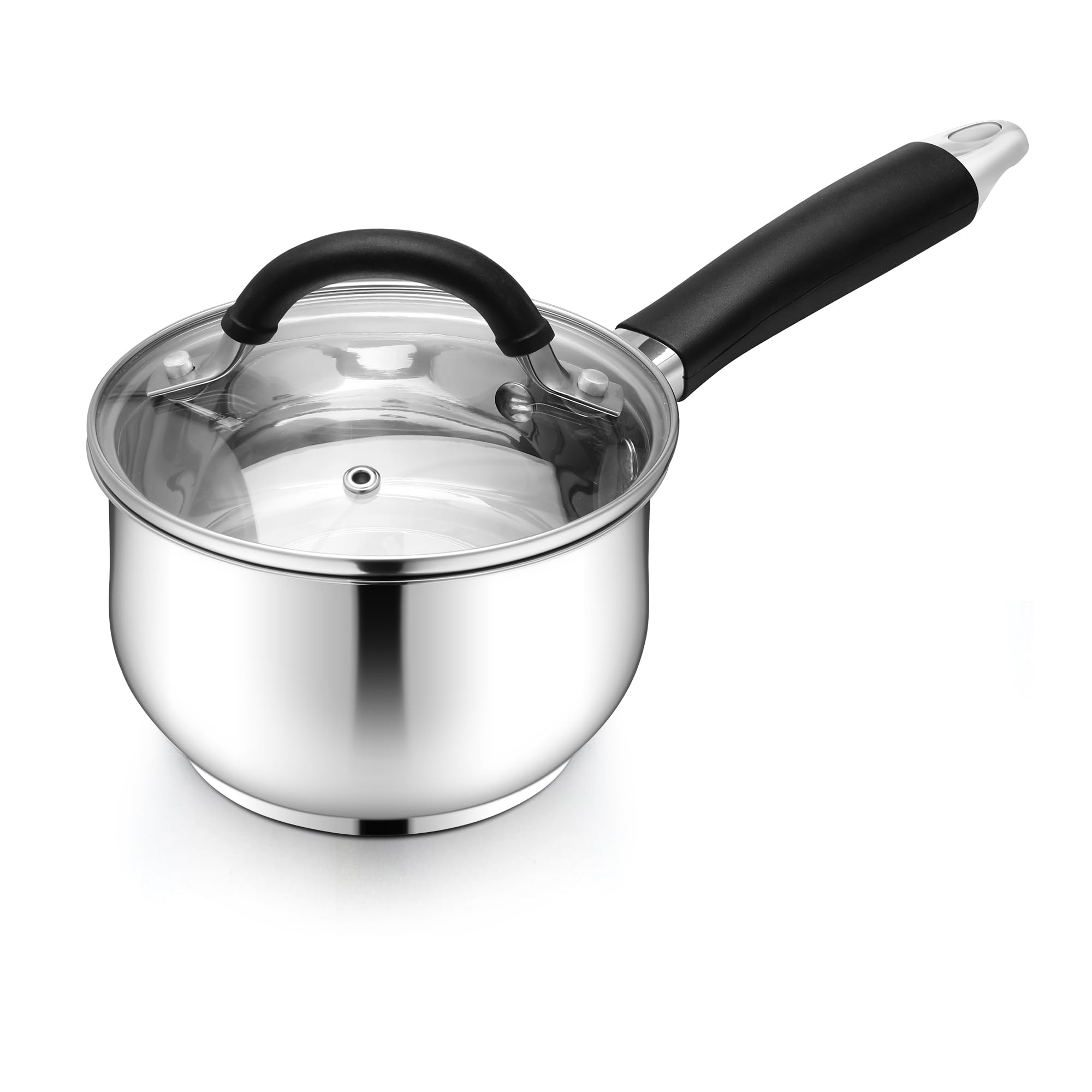 Sartén E-far 950 ml con tapa de vidrio para cocción diaria.