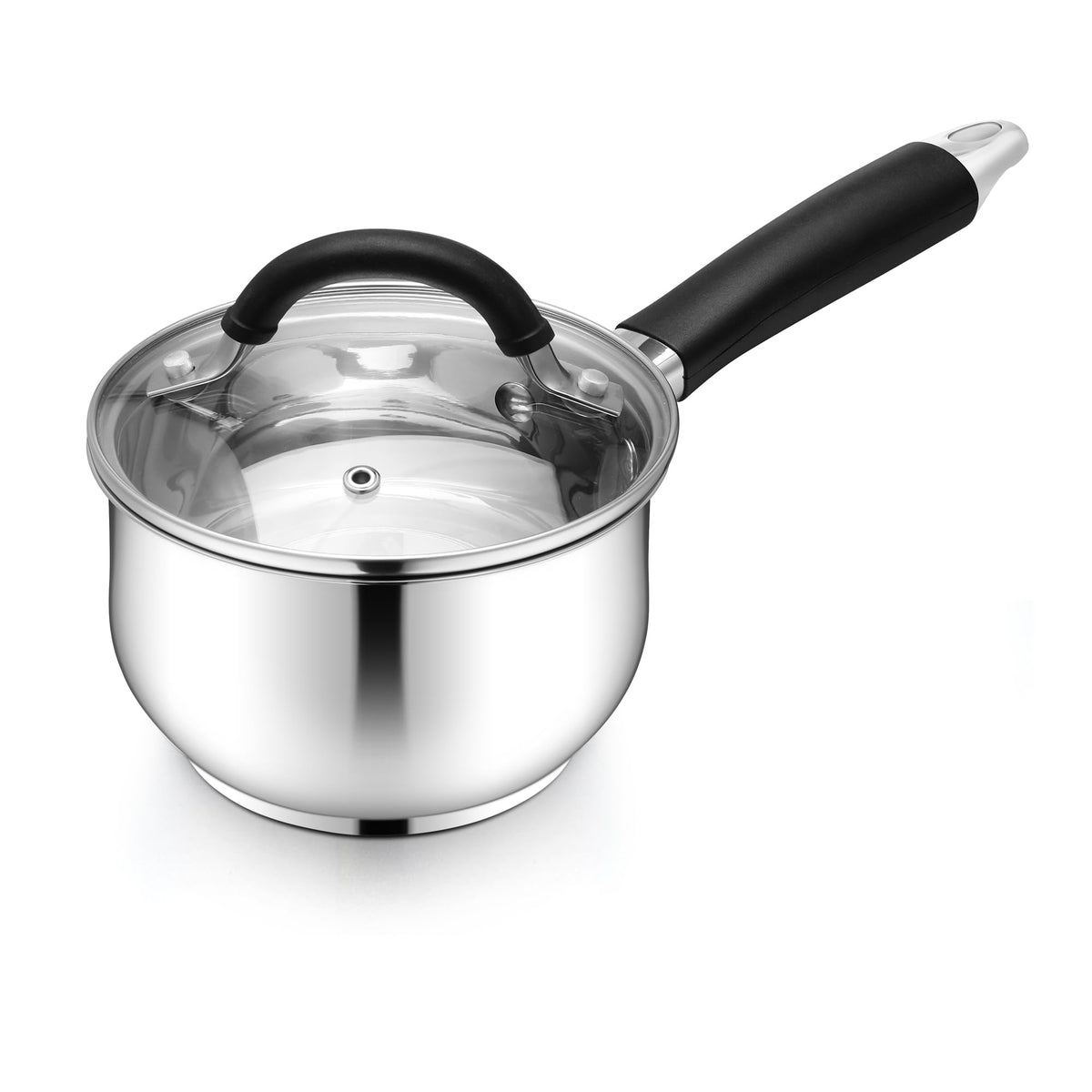 Sartén E-far 950 ml con tapa de vidrio para cocción diaria.