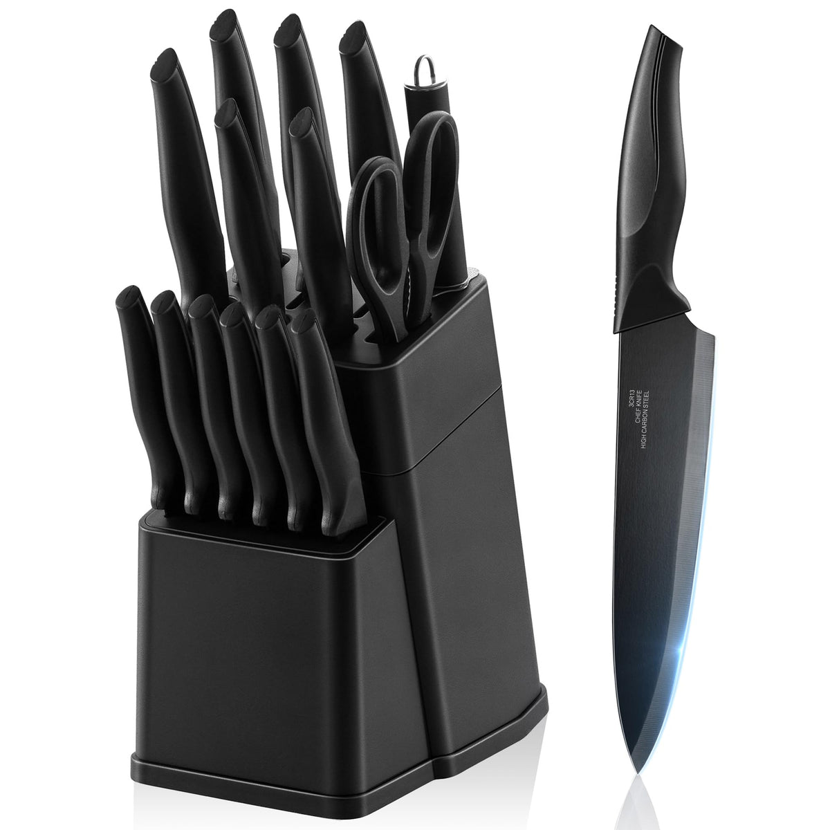 Conjunto E-far con bloque para almacenamiento seguro y orden en la cocina.