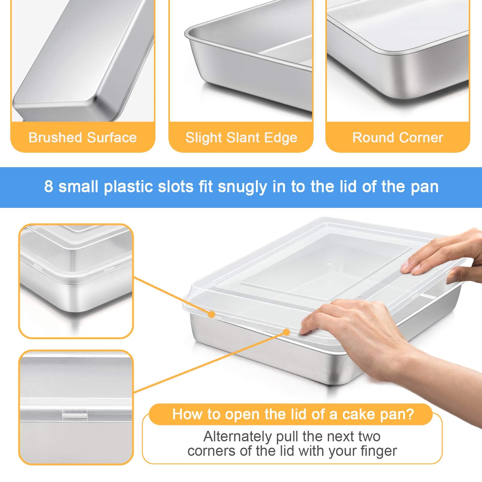 Tapas plásticas compatibles con bandejas E-far para almacenamiento limpio.