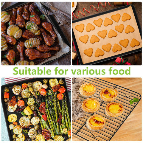 Uso múltiple E-far para bacon, verduras y pollo con cocción uniforme.