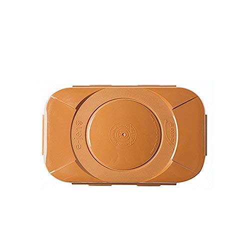 Contenedor e-jen cerámica marrón ideal para almacenar granos y pastas.