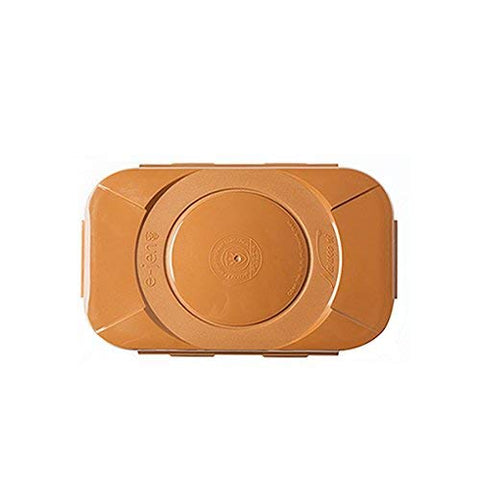Contenedor e-jen cerámica marrón ideal para almacenar granos y pastas.