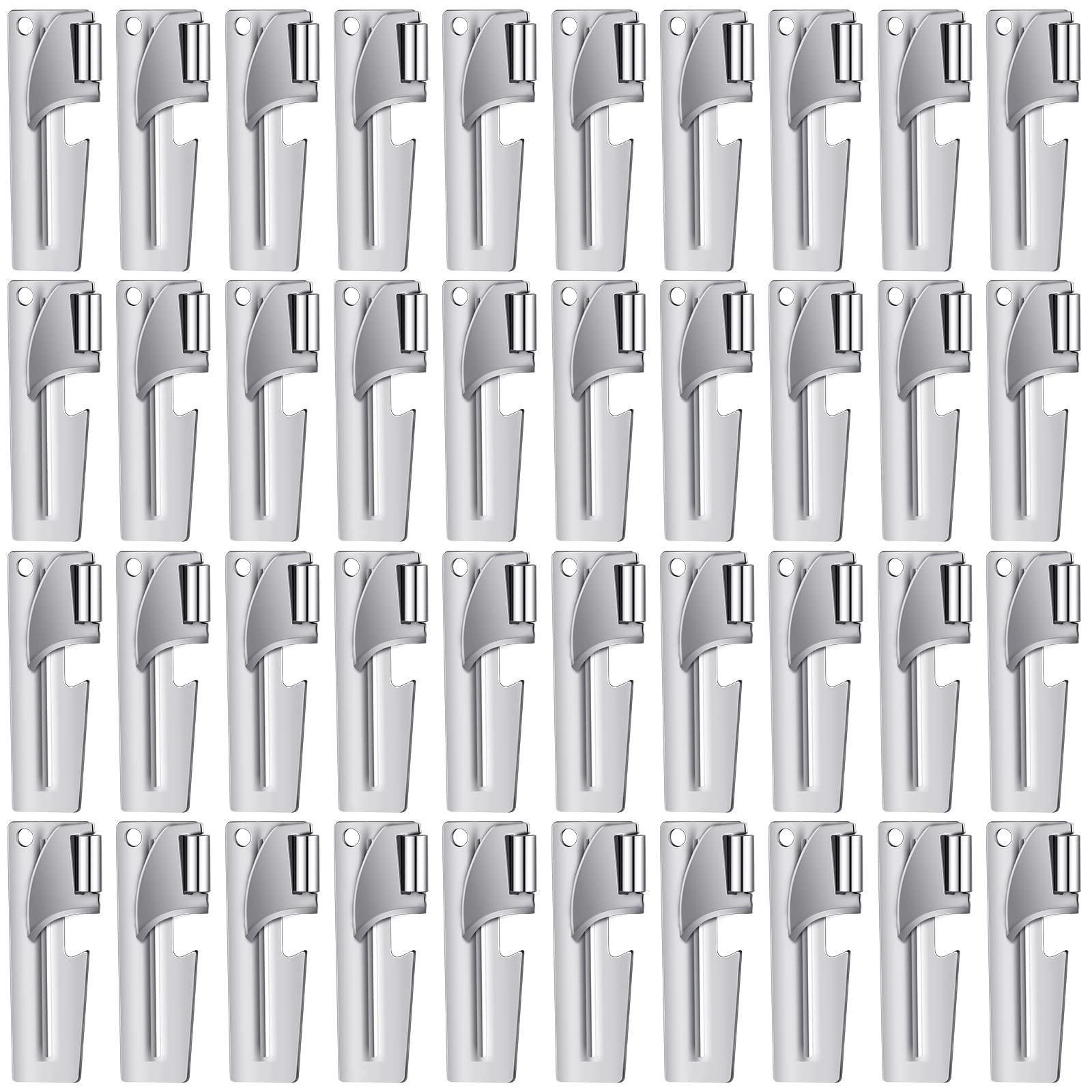 Eaasty 40-pack abridor de latas militar para emergencias y camping, práctico y confiable.