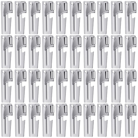 Eaasty 40-pack abridor de latas militar para emergencias y camping, práctico y confiable.