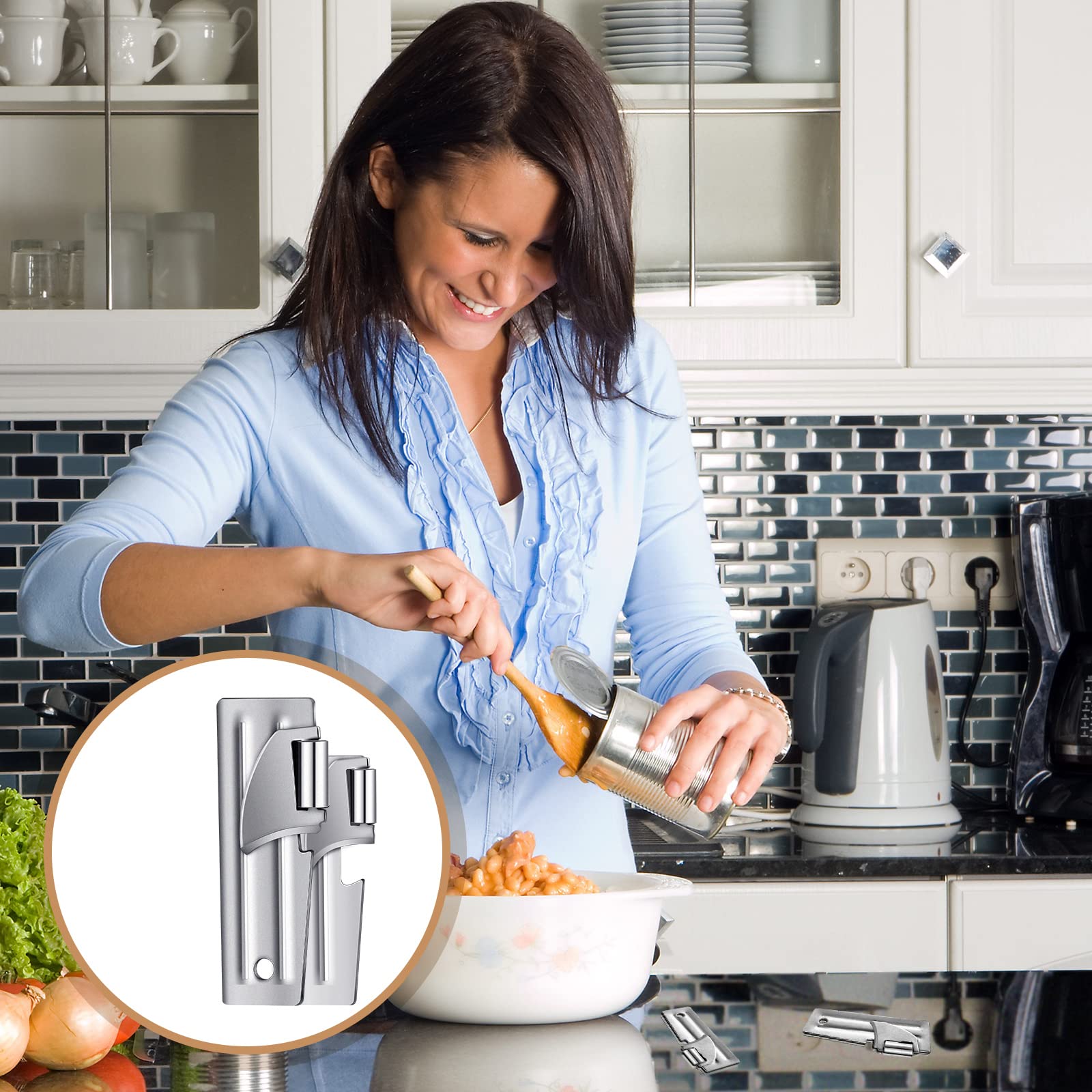 Eaasty kit 24 abrelatas para camping y cocina.