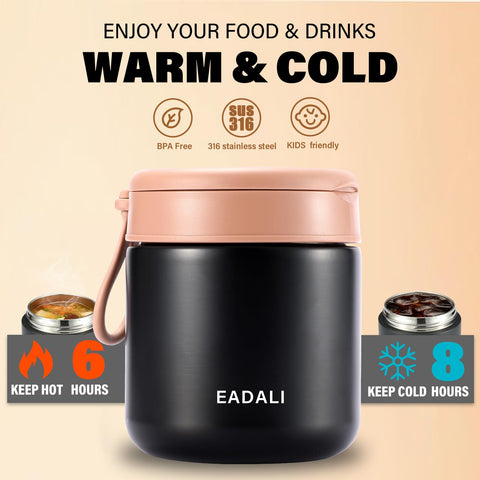 Eadali cuchara plegable facilita comer en escuela o viajes.