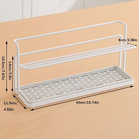 Earssa organizador de tazas y botellas para cocina, ahorro de espacio.