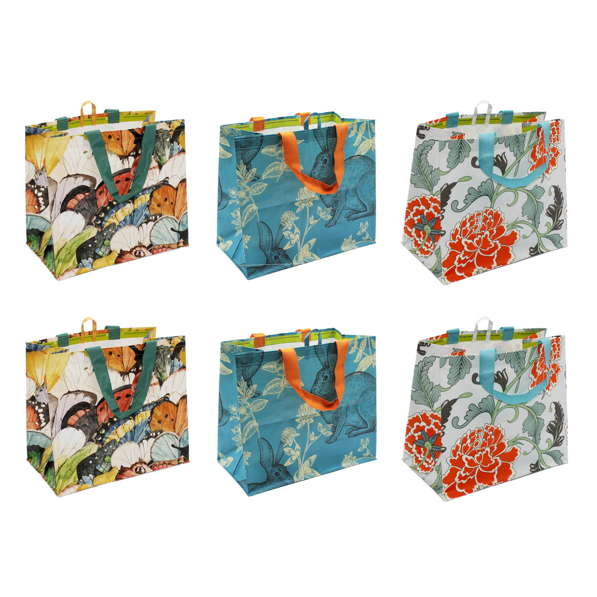 Earthwise bolsas de compra reutilizables, gran capacidad para comestibles y objetos