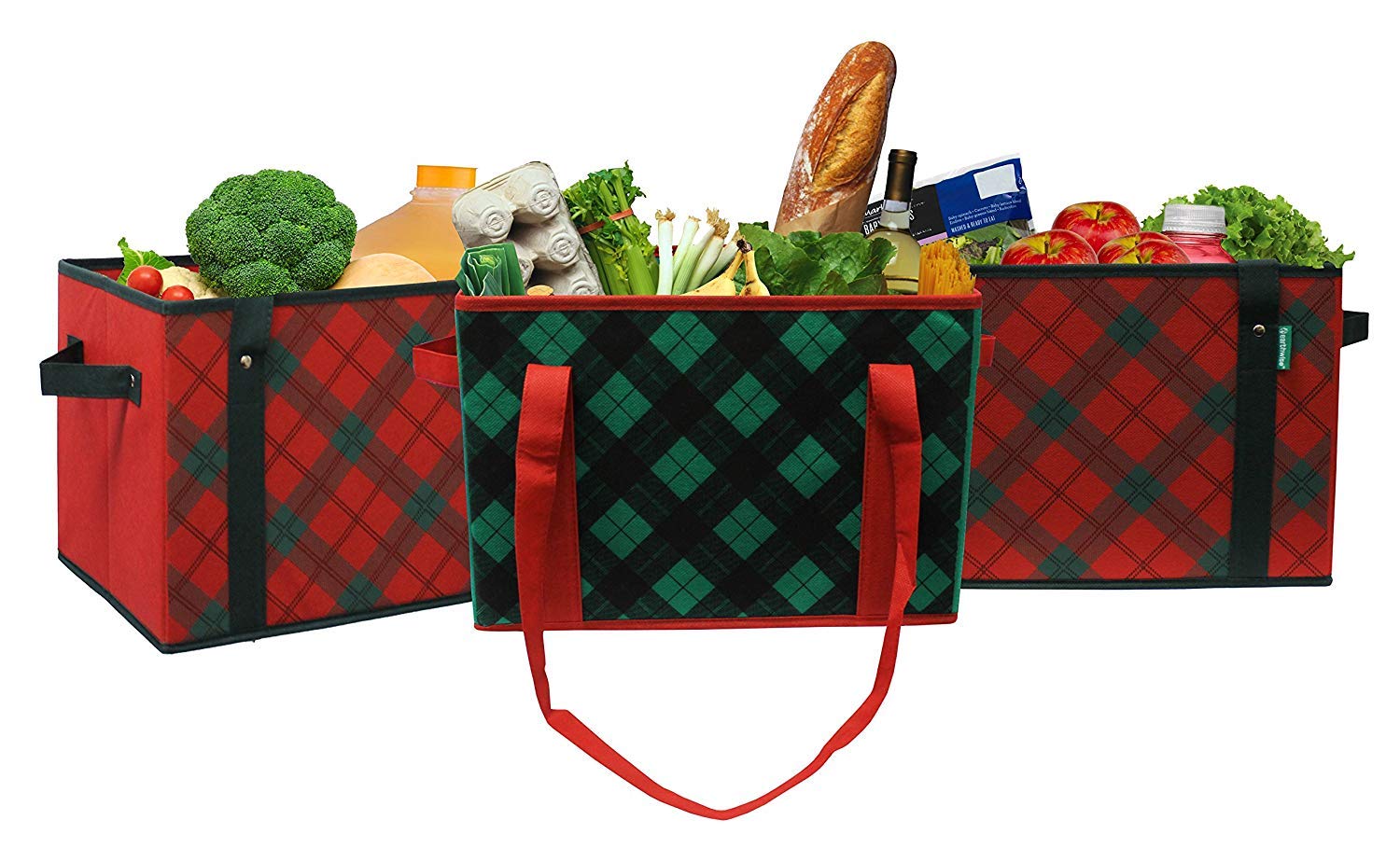 Earthwise Deluxe Caja de mercado plegable lateral, fácil de manejar en coche.