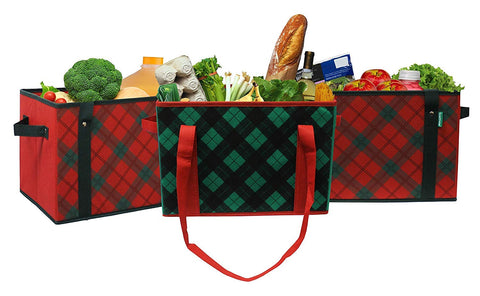 Earthwise Deluxe Caja de mercado plegable lateral, fácil de manejar en coche.