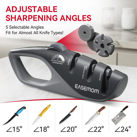 EASEMOM afilador profesional con durabilidad para cuchillos de cocina