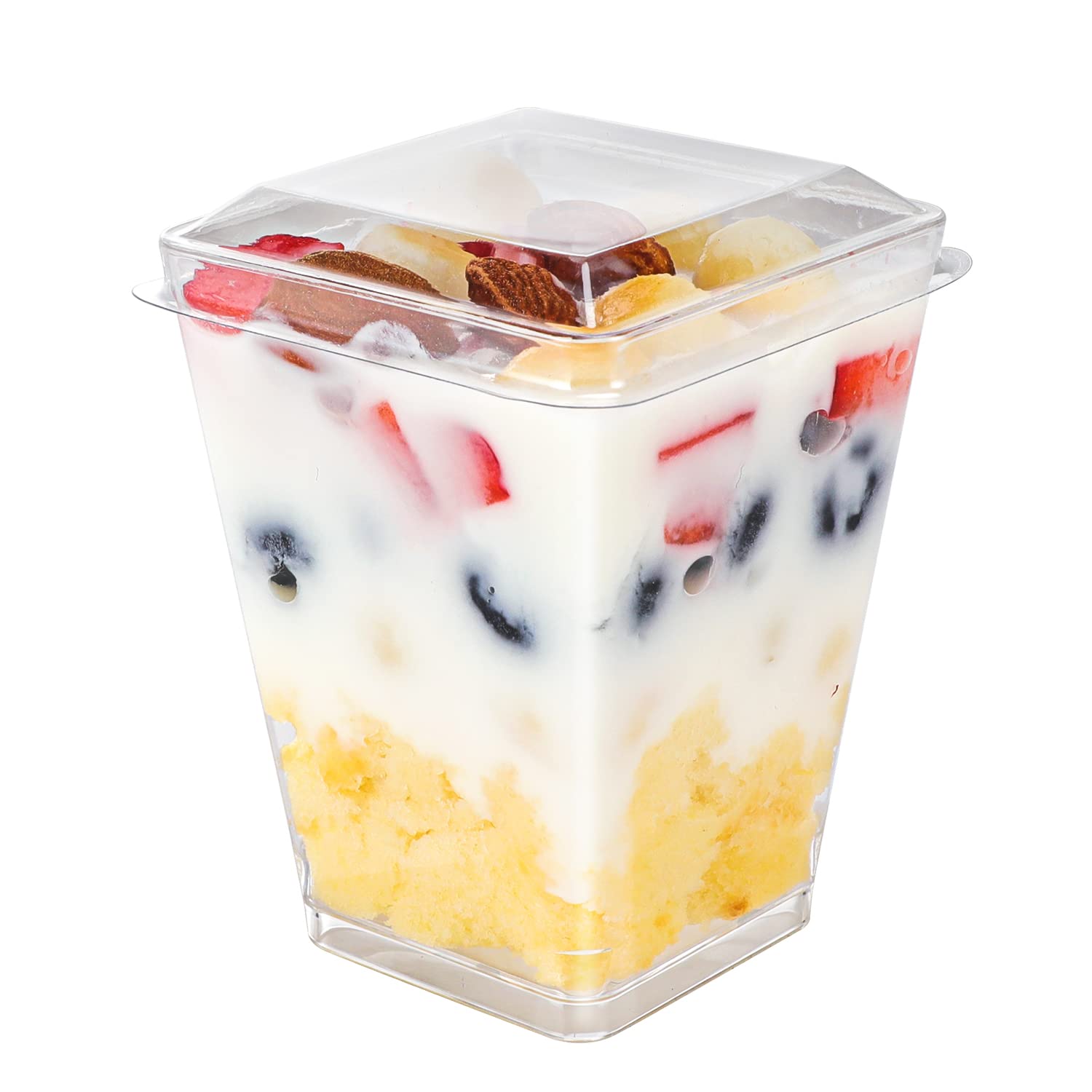 Vaso resistente Easercy, diseño apto para postres y bebidas