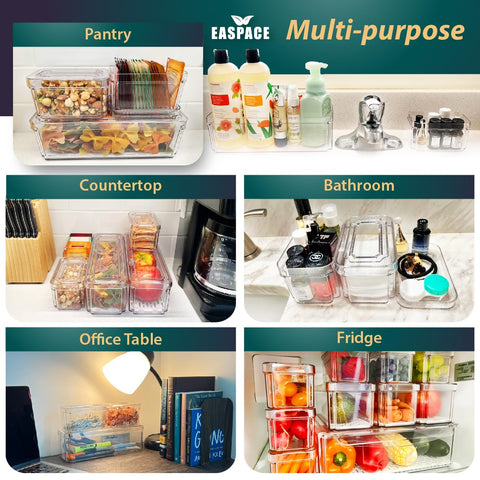 EASPACE organización rápida para comidas y meriendas semanales