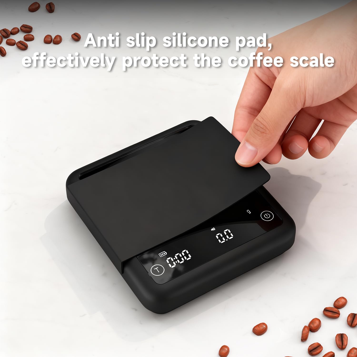 Eastartist escala incluye pad de silicona desmontable para protección y limpieza