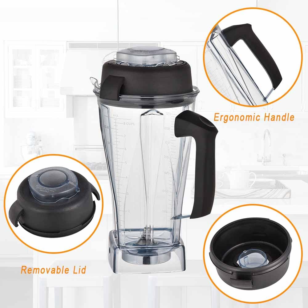 EastFune contenedor 64oz compatible con Series Classic y Explorian