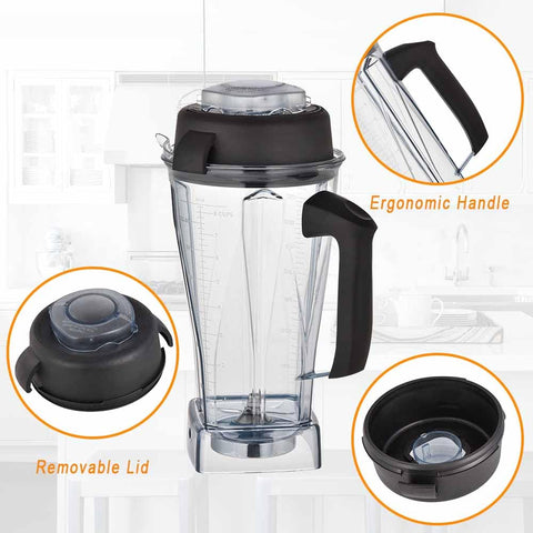 EastFune contenedor 64oz compatible con Series Classic y Explorian
