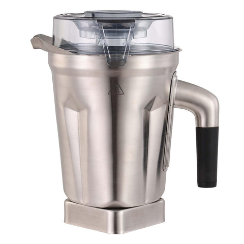 EastFune Contenedor 64oz de acero inoxidable para licuadoras, uso diario sin pérdida de sabor.