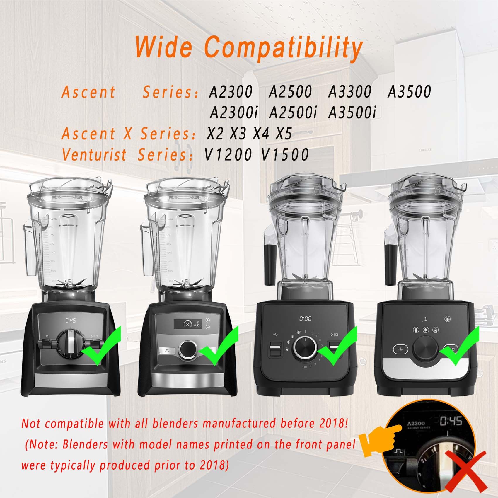 EastFune repuesto-blender-a2300-a3500: compatibilidad amplia para repuestos no OEM.