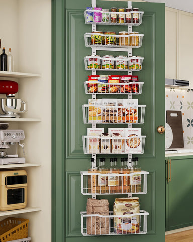 Organizador Eastherry de puerta con 8 estantes para especias y frascos.