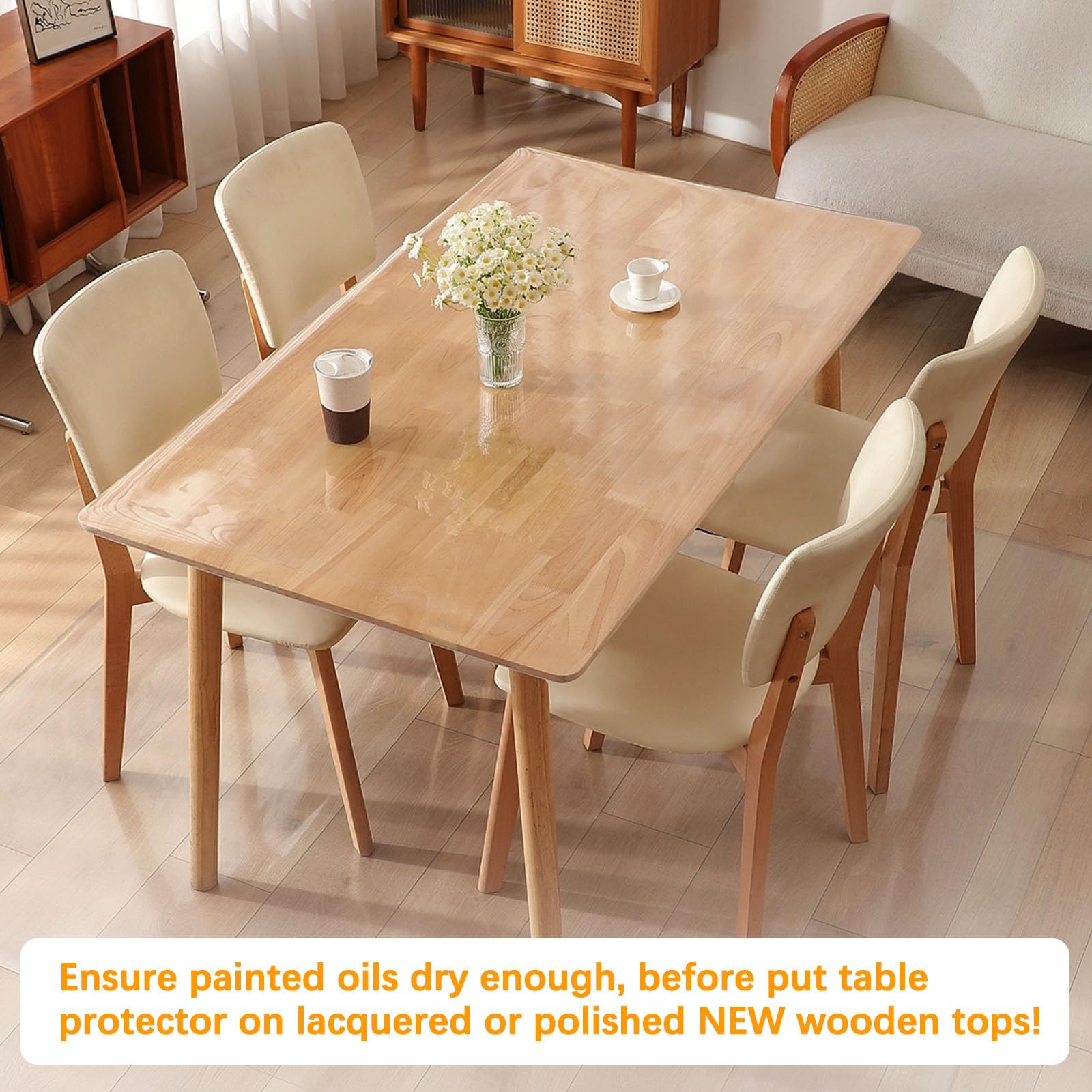 Protector Easy Easy Life para mesa lavable y a prueba de manchas