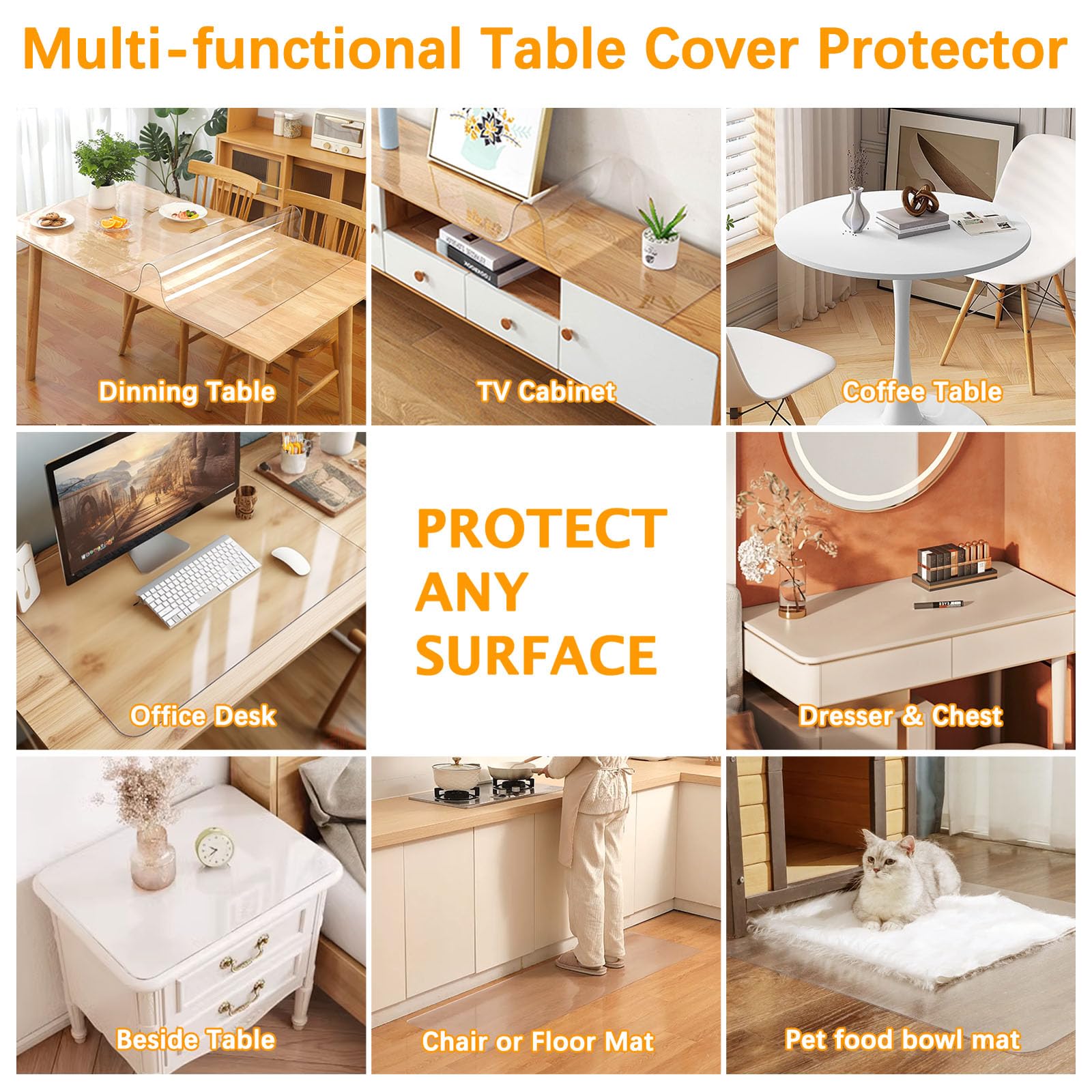 Protector Easy Easy Life para mesa protege contra derrames y manchas