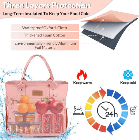 EASYA bolsa-almuerzo diseño elegante para mujer.