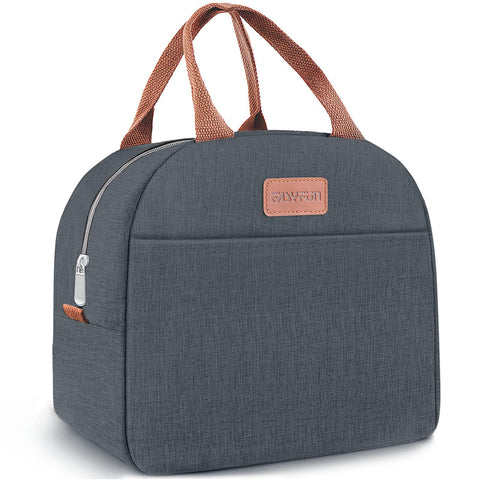 EASYFUN bolsa de almuerzo navy, vista frontal, ideal para transportar comida y snacks.