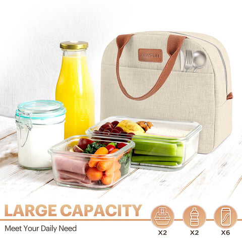 EASYFUN bolsa de almuerzo con materiales sin BPA para seguridad