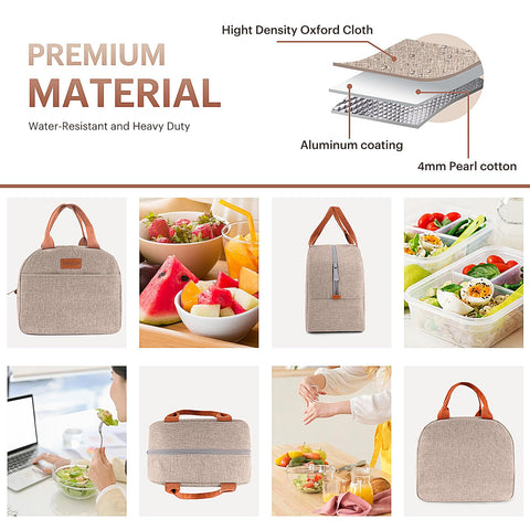 EASYFUN bolsa de almuerzo elaborada sin BPA para seguridad y tranquilidad