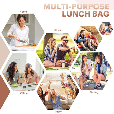 EASYFUN bolsa de almuerzo a prueba de fugas para uso diario