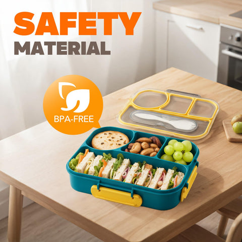 EASYFUN caja de almuerzo libre de BPA, segura para usos diarios.