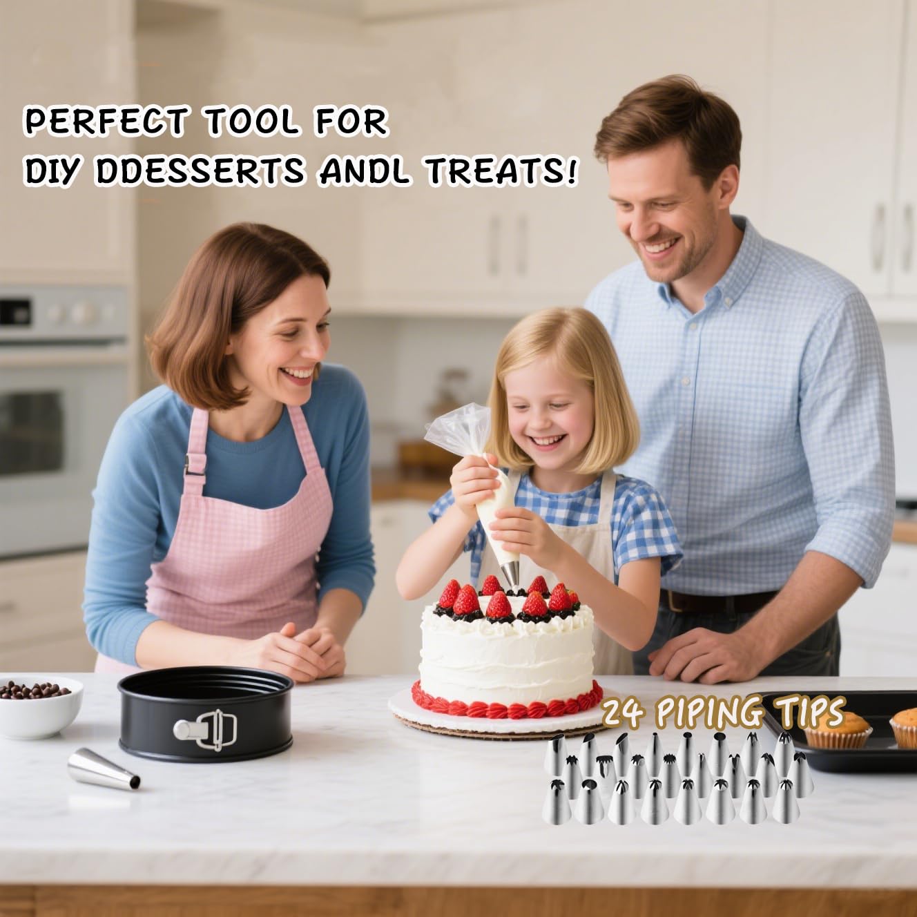 Guía digital de Easynzery para aprovechar al máximo el set de repostería.