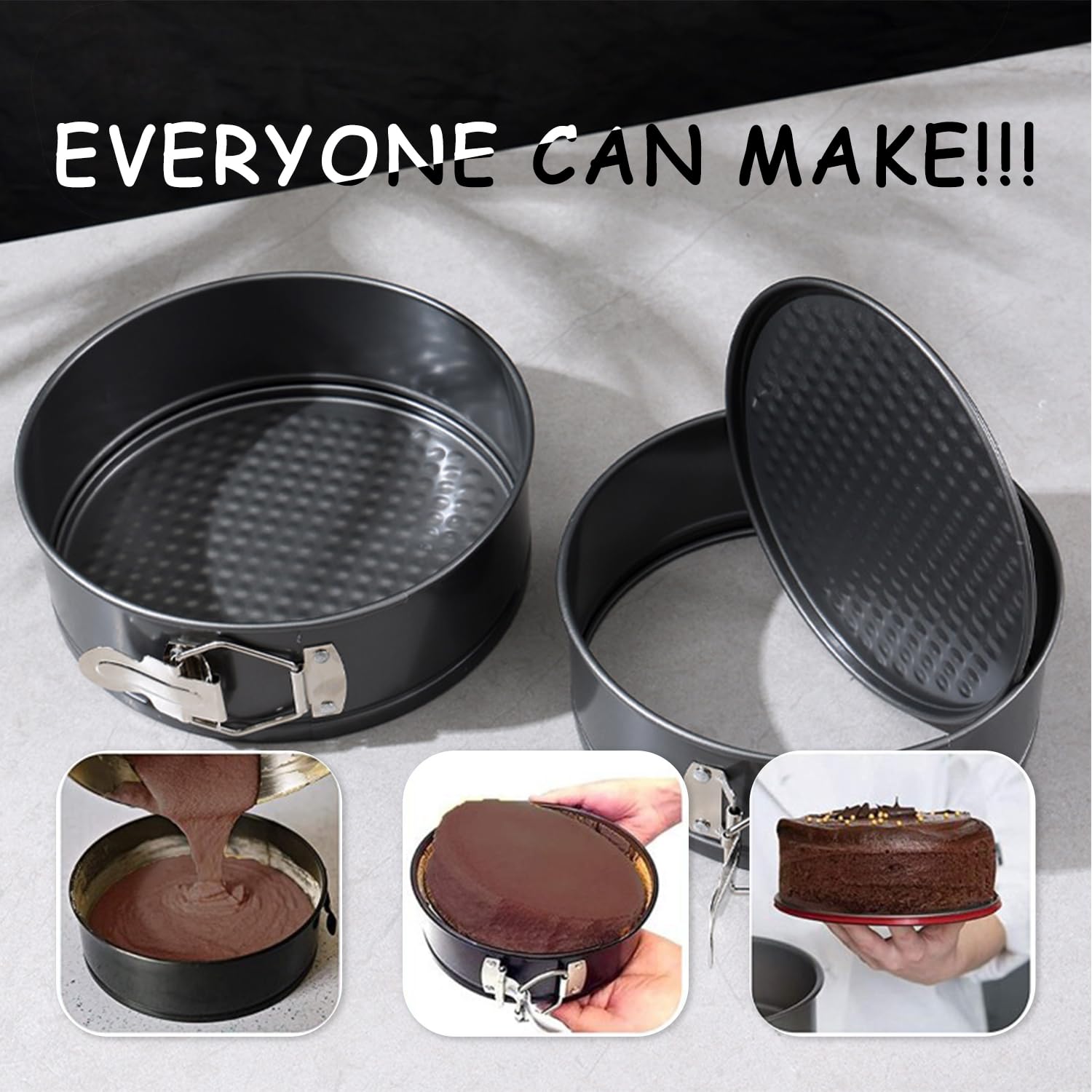 Kit de decoración Easynzery de 168 piezas para decorar pasteles con acabado profesional.