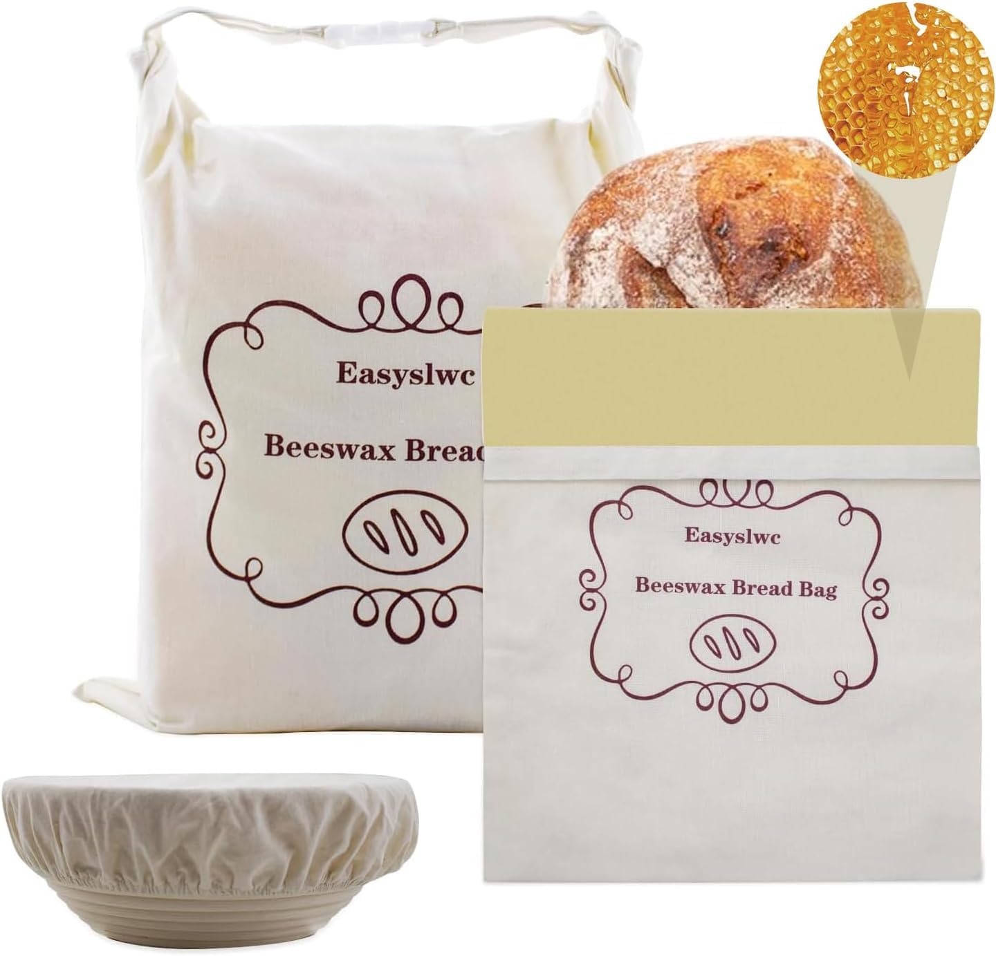 Bolsas EASYSLWC para pan masa madre XL conservan frescura y textura crujiente.