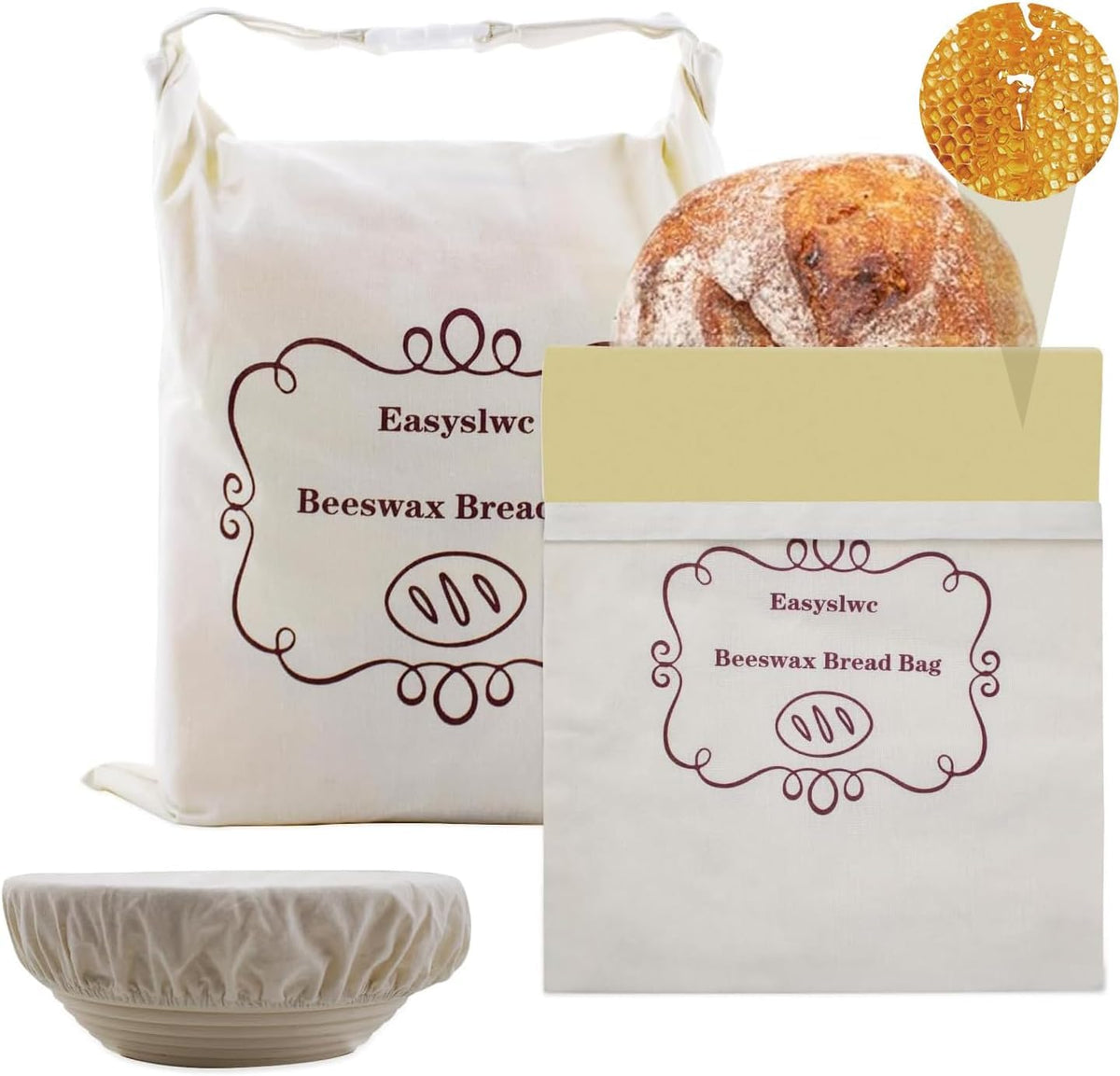 Bolsas EASYSLWC para pan masa madre XL conservan frescura y textura crujiente.